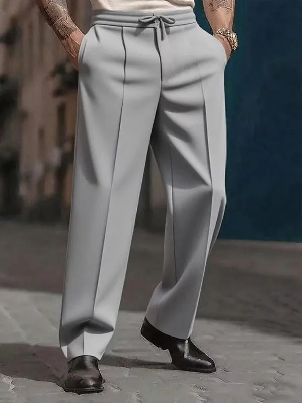 Men's Springwear - Hot selling fashionable casual solid color pants, loose straight leg pants