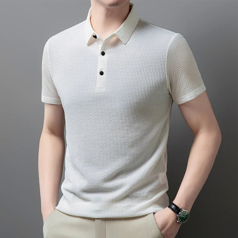 New Men's Polo - Breathable and perfect for Spring